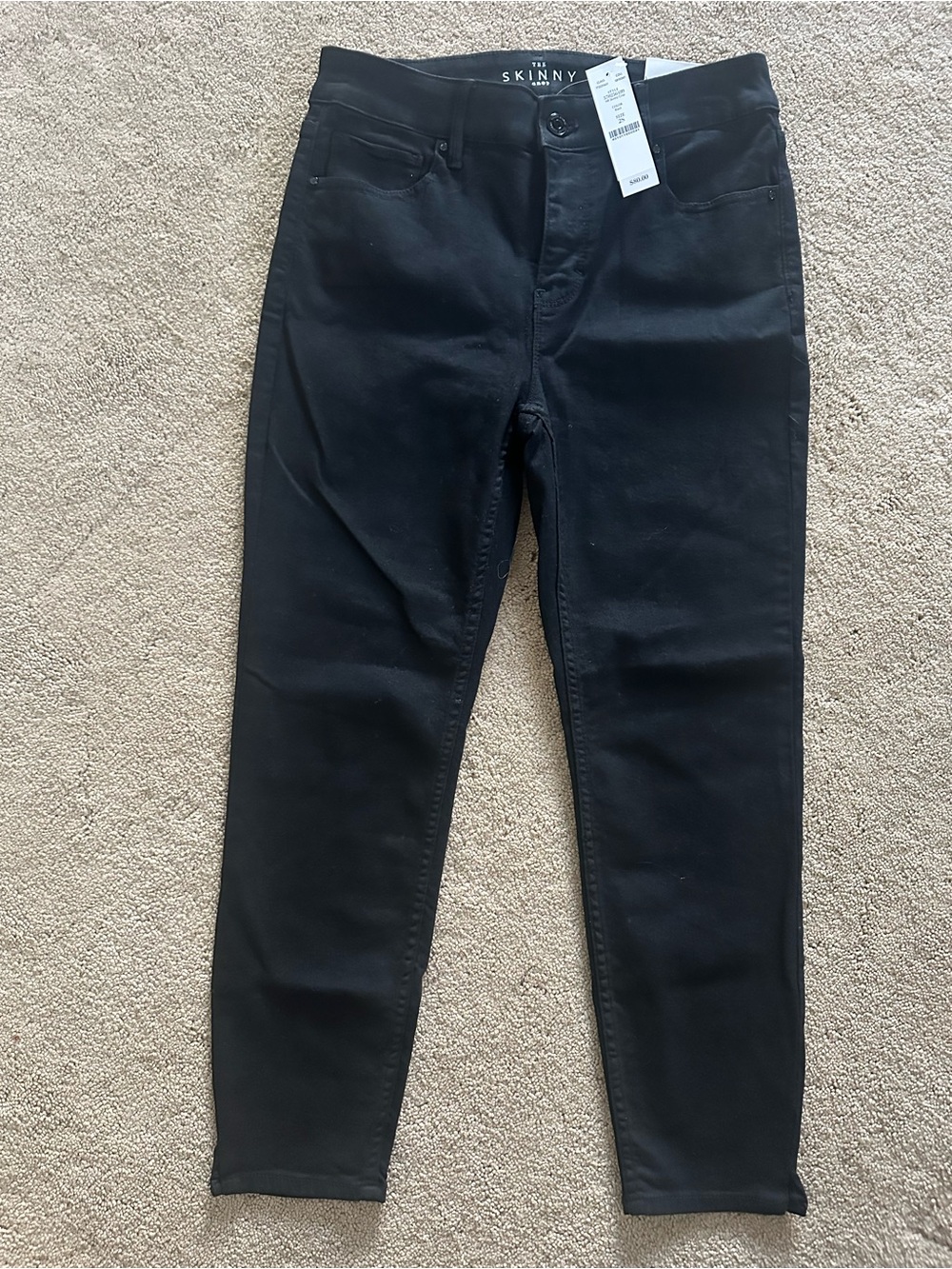White House Black Market Women's High-Rise Skinny Crop Jeans - Black